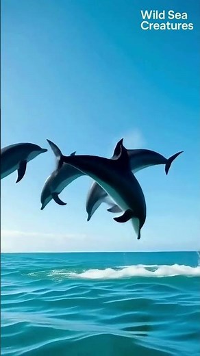Amazing Dolphins Jump Caught on Camera – Nature’s Perfect Moment! 🐬🌊