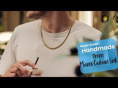 7mm Gold Cuban Link Chain Guide