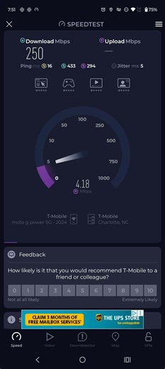 T-Mobile Home Internet Speed Test