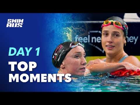 Australian Swim Trials 2026: Night 1 Top Moments