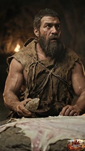 How was the first leather made?