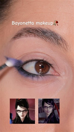 Bayonetta makeup🥀 #bayonettamakeup #truccoocchi #bayonetta #eyemakeup #darkfeminine #eyeshadow