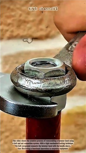 Hammer Handle Assembly Process#shorts #satisfying #working #welding