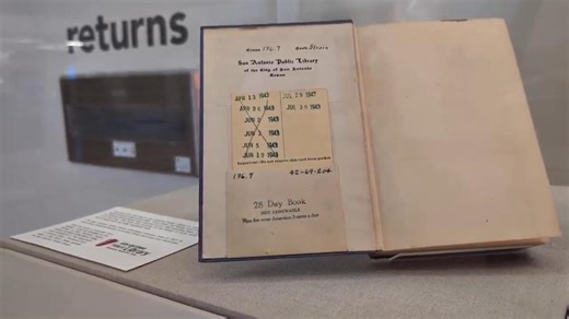 Library book returned after 82 years. Note says, 'Grandma won't be able to pay for it anymore'