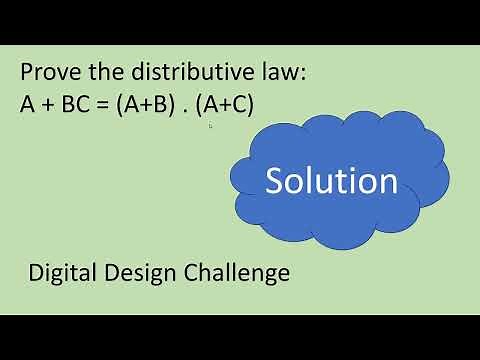 Proof of distributive Law in Boolean Algebra
