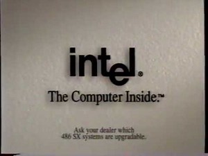 1991 Intel 486sx Processor "Vacancy" TV Commercial
