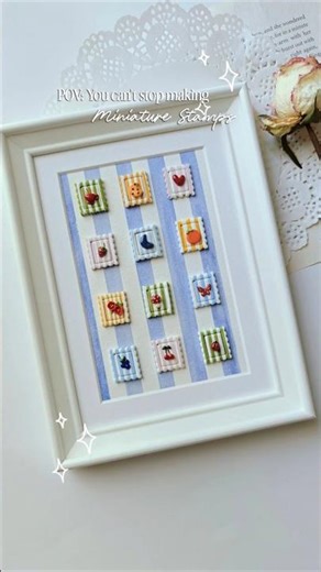 Miniature Polymer Clay Stamps #polymerclayart #miniatureart #miniverse