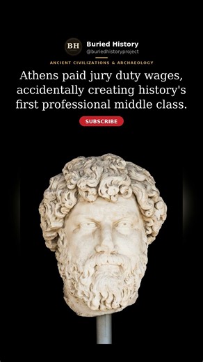Athens invented the middle class 🏛️ #ancientgreece #history #democracy