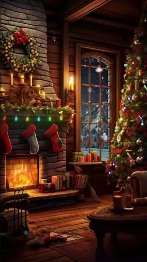 Cozy Christmas Jazz by the Fireplace ⛄ Snowy Night Vibes to Warm Your Heart 🎄🔥