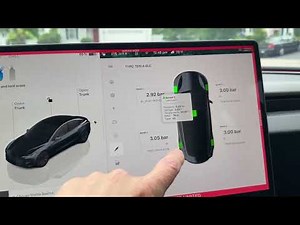Check Tesla Bluetooth TPMS Battery Level 2021+ Model SX3Y Tire Pressure Monitoring System