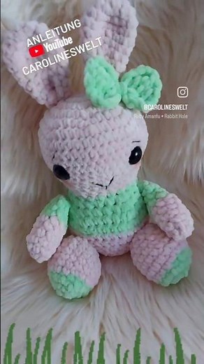 Hase häkeln, super einfach #plushy #plushyamigurumi