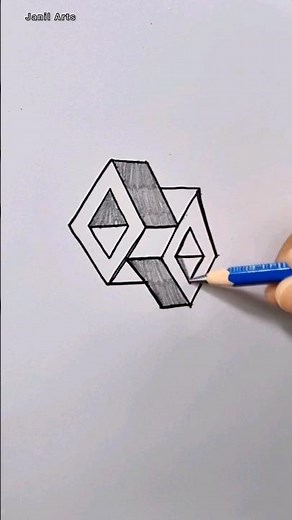 Desenho de ilusão de ótica fácil