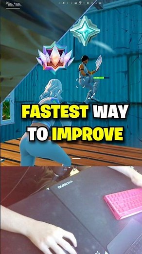 Fastest way to improve.. 🏆✅ #fortnite #shorts