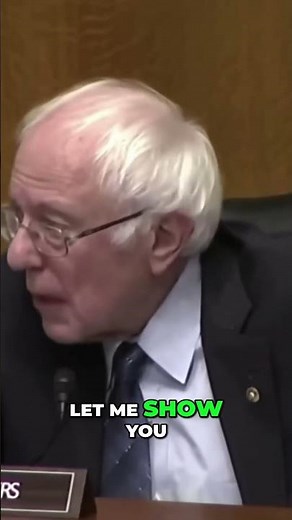 Senator's Outburst Economic Hearing Turns Chaotic! #shorts #bernisanders