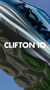 Your new daily ride. Introducing Clifton 10. The miles won't feel like miles. 👟✨ | HOKA ONE ONE