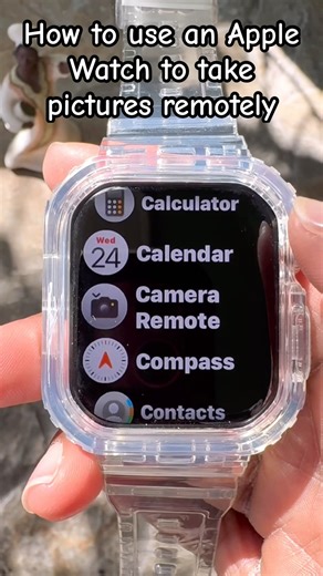 How to take pictures remotely using an Apple Watch ⌚️