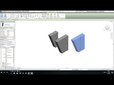 Tapered Column family in Revit