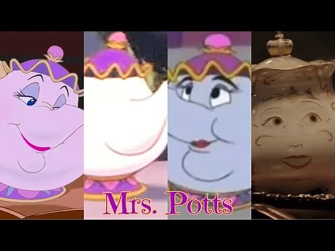 Mrs. Potts (Beauty And The Beast) | Evolution In Movies & TV (1991 - 2017)