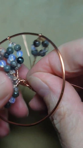 279 reactions · 43 shares | Making a tree-of-life pendant with yooperlite, opalite, agate and faceted glass butterflies. | Camille Sharon | Facebook