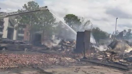 Apartment complex fire burns for 17  hours during Hurricane Ida; generator may have caused fire