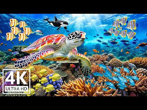 Diving Under The Sea 4K Video UHD - Stunning Visual Tour of The World's Most Beautiful Underwater
