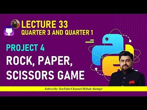 rock, paper, scissors game in python | giaic quarter 3 project