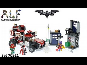 Lego Batman Movie 70921 Harley Quinn Cannonball Attack - Lego Speed Build Review