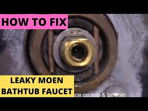 Fix Leaky Moen Bathtub Faucet. Free Replacement #1225 cartridge (DIY)