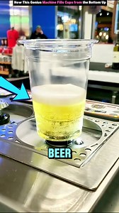 How This Genius Machine Fills Cups from the Bottom Up #usa #fblifestyle #facts #Amazing #invention | JCapilapso