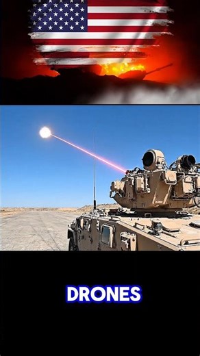 US Army's counter-drone laser weapon tech #shorts