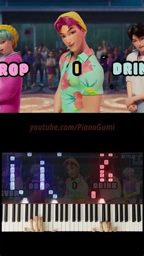 You're my little soda pop 🥤 #KpopDemonHunters #SajaBoys #SodaPop #anime #piano