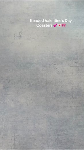 Make some beaded coasters with me for Valentine’s Day! Full tutorial is up on the blog 🎀 entertainidea.com #entertaintheidea #diyproject #diytok #crafty #beading #valentinesday #diyvalentinesdaydecor