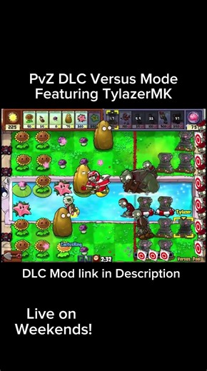 Pool Vs Tylazer In PvZ DLC Mod