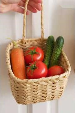 hanging basket storage DIY