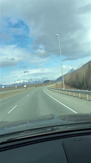 Alaska Commute Vlog | Mountains, Snow, and Wild Beauty #shorts #alaskalife #wild #mountains
