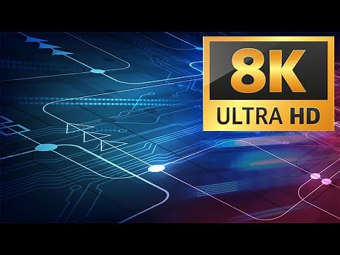 Vector Circuit Board Background Technology Illustration | 8K-UHD