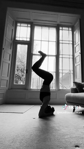 Madison Iseman Yoga Flow Inversion | Happy Friday 🧚🤍