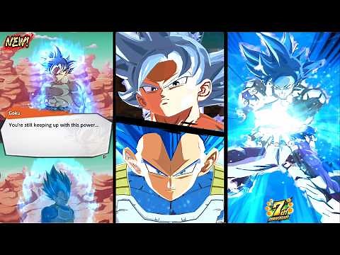 NEW MUI Goku VS SSBE Vegeta FULL STORY, BOSS FIGHT & ALL CUTSCENES (7th Anniversary)| DB Legends