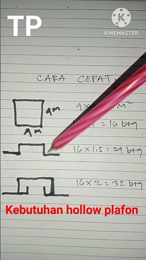 QUICKLY CALCULATE Hollow Ceiling Frame Requirements #short #shorts #shortvideo #hollowframe