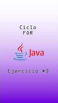 😦💻 Ciclo FOR en java Ejercicio 3 Java desde cero Estructuras Repetitivas #shorts #java #programacion