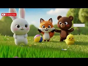 Bouncy Bunny Boogie 🐰 | Fun Bunny Dance Song for Kids | Nursery Rhyme | Hop Hop Song for Toddlers
