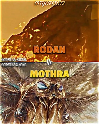 Mothra vs Rodan #godzillaxkong #godzillakotm #vsedit #vsbattle #wis #wisedit #mothra #rodan #debate