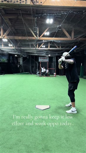 Some calm swings #baseball #lefty #barrel #homerun #fyp