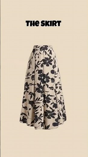 How To Style A Floral Maxi Skirt 🖤✨ | Summer Outfit Inspo #shorts #ootd #ytshorts