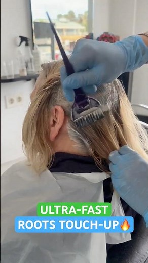 ULTRA-FAST ROOTS TOUCH-UP: Complete Tutorial Linked Below! 🔥🔥🔥