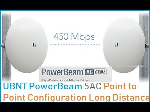 UBNT Power Beam 5AC 500 Point to Point configuration for long range