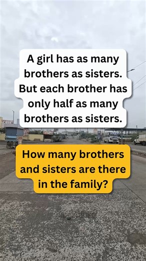 Can you crack this sibling riddle? 🔍 | Quick Thinker
