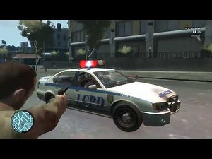 GTA 4 - Getting Arrested, Then Attempting to Escape 6 Stars with Cop Weapons