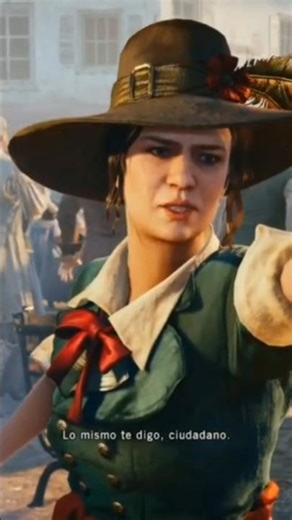 Theroigne de Méricourt ayuda al pueblo en Assassin's Creed Unity