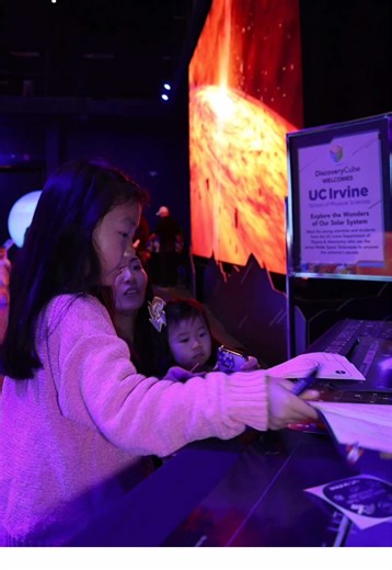 The future of science is looking up 🚀 #DiscoveryCube #MuseumTok #SpaceThings #OrangeCounty #ScienceTok
